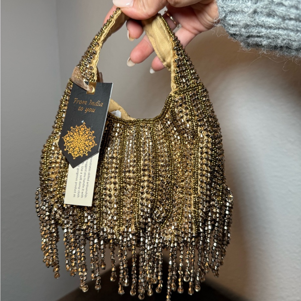 Beaded mini bag